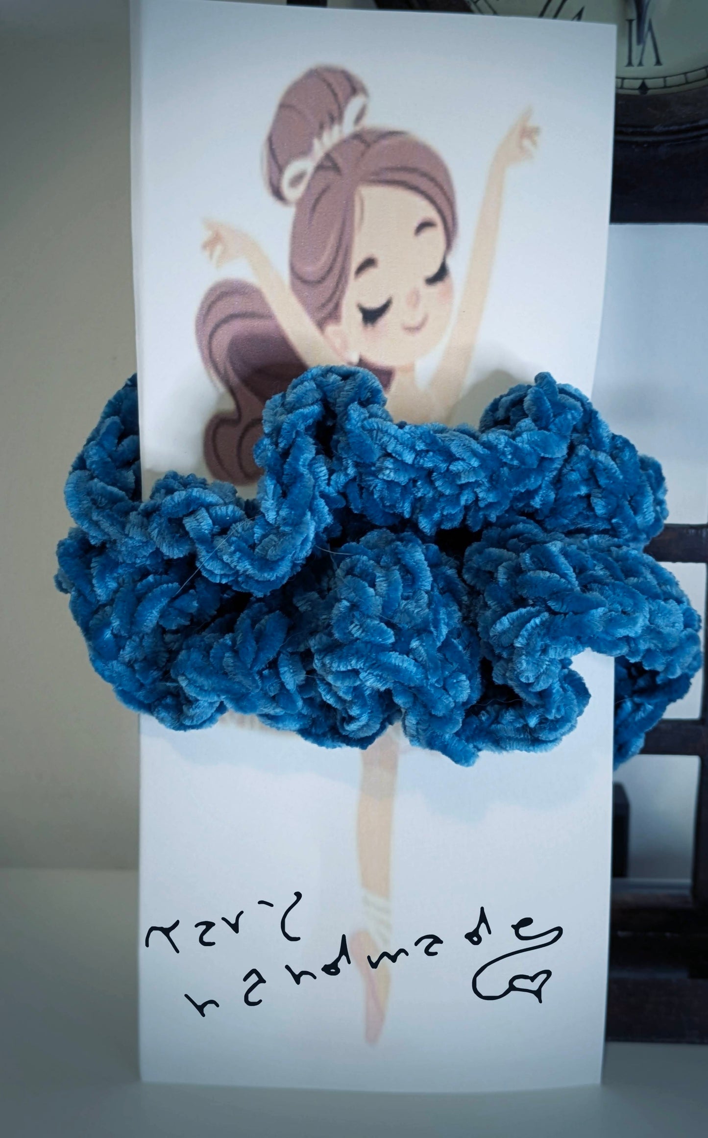 Duo “Étoile” – scrunchies in velluto crochet