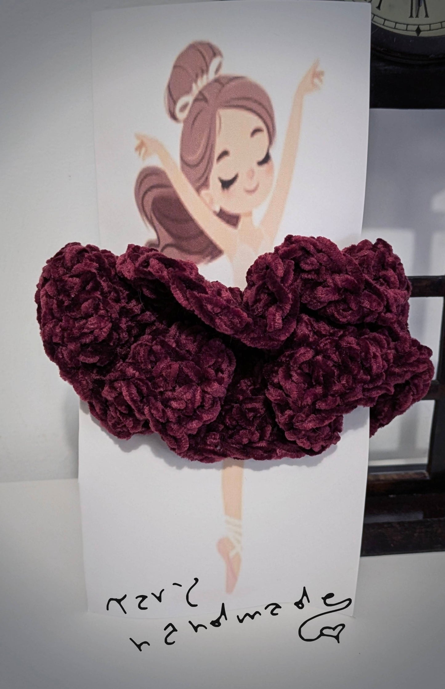 Duo “Étoile” – scrunchies in velluto crochet