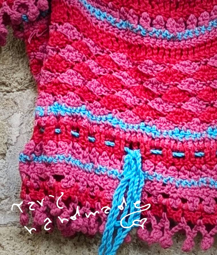 Ali di Zefiro – Top Boho a Crochet con Coulisse e Alette Fatate