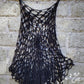Velo d’Ombra – Abito Crochet Nero a Rete in Stile Goth