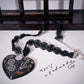 Song of Gears - Choker in Pizzo con Cabochon Gotico Steampunk in Wire Art