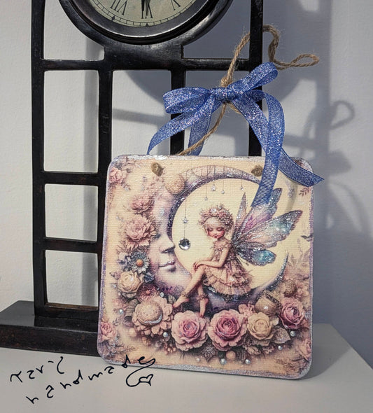 Moonflower Fairy – Mini Quadro da Sogno