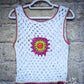 Canotta Crochet “Flower Bloom” in Cotone 100%