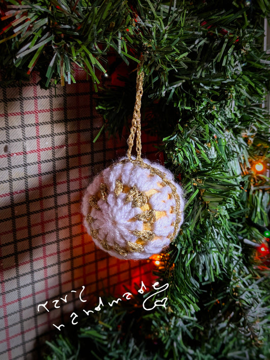 Pallina Natalizia Crochet – Addobbo Artigianale in Lana