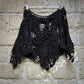 Rete di Ombra – Gonna Gotica in Cotone con Mandala a Punta