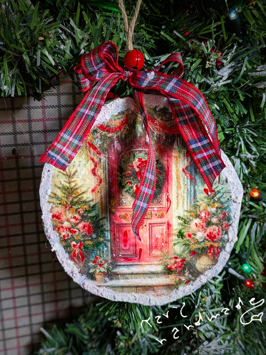 Decorazione natalizia "Old Style" su pino